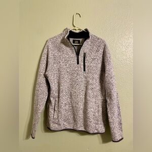 Lee Women's Heathered Gray Cowl Sweater